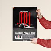 McLaren MP4/4 – Marlboro Project Four Racing Poster